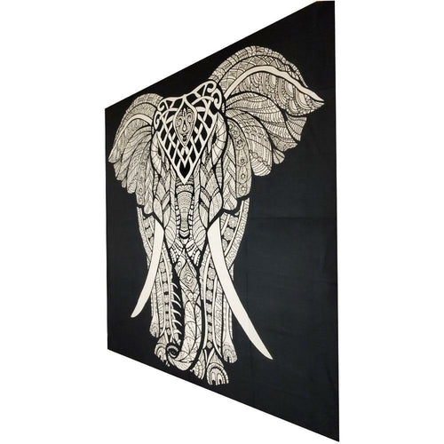 Indian Bohemian Elephant Tapestry