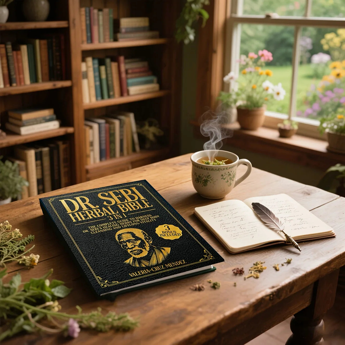 Dr. Sebi Herbal Bible 3-in-1: Detoxify and Cleanse Your Body