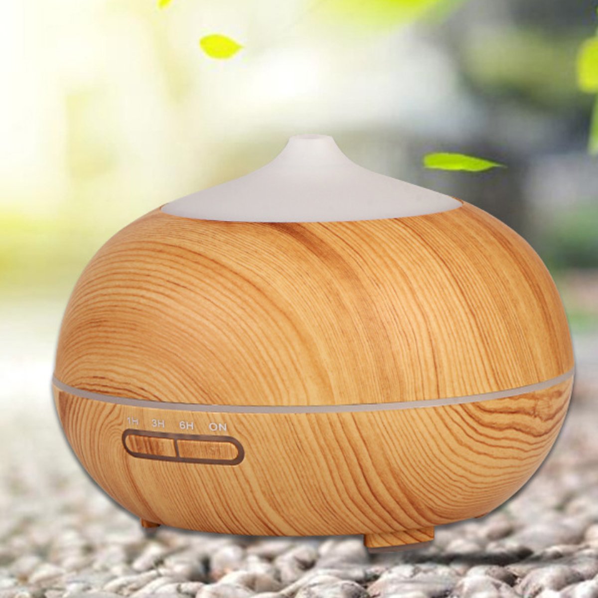 Natural Oak/Mahogany Essential Oil Humidifier
