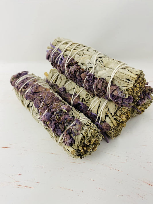 Lavender + White Sage Smudge Sticks