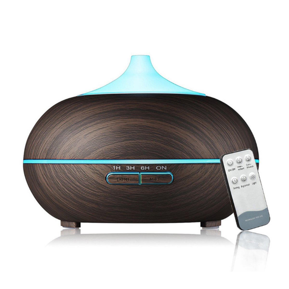 Natural Oak/Mahogany Essential Oil Humidifier