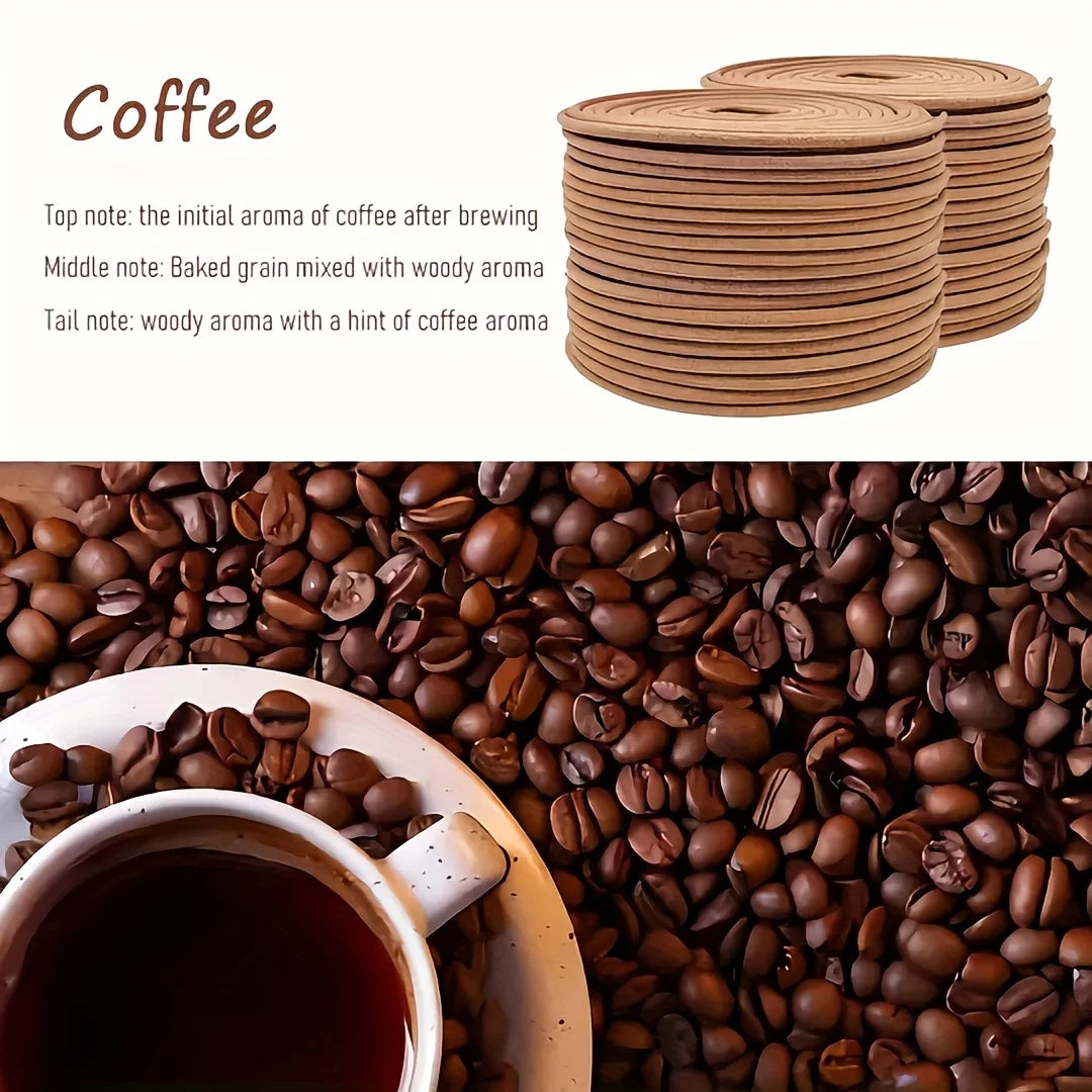 Premium High-Quality Coffee Coil Incense