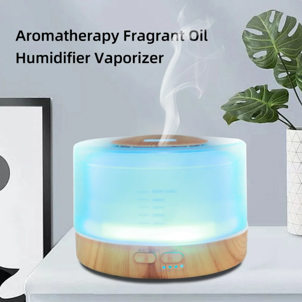 Aromatherapy Kit 500ml Essential Oil Diffuser 6 Therapeutic Oils